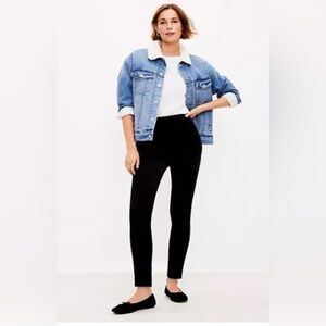 Loft Brushed Corduroy Side Zip Skinny Pant, Size 14